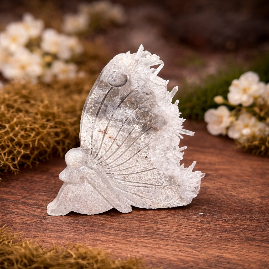 Geode Angel & Mermaid Crystal Carvings – Rare Crystal Healing Treasures