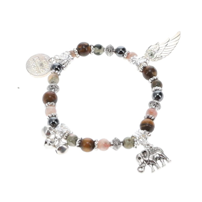 Affirmation Crystal Bracelet – Strength | Empowerment, Resilience & Spiritual Growth