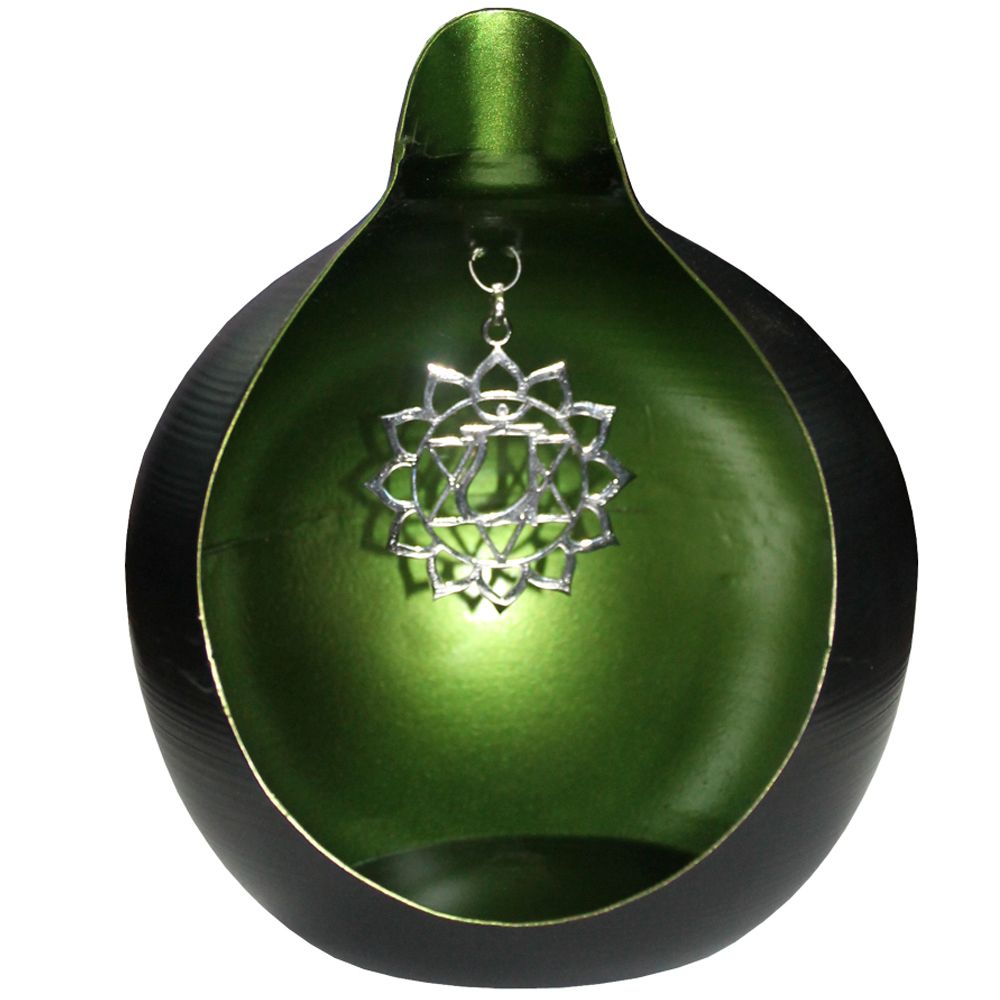 Teardrop Heart Chakra Tea Light Candle Holder 14cm x 11cm