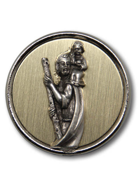 St. Christopher Car Plaque – Spiritual Protection, Safe Travel & Divine Guidance for Every Journey