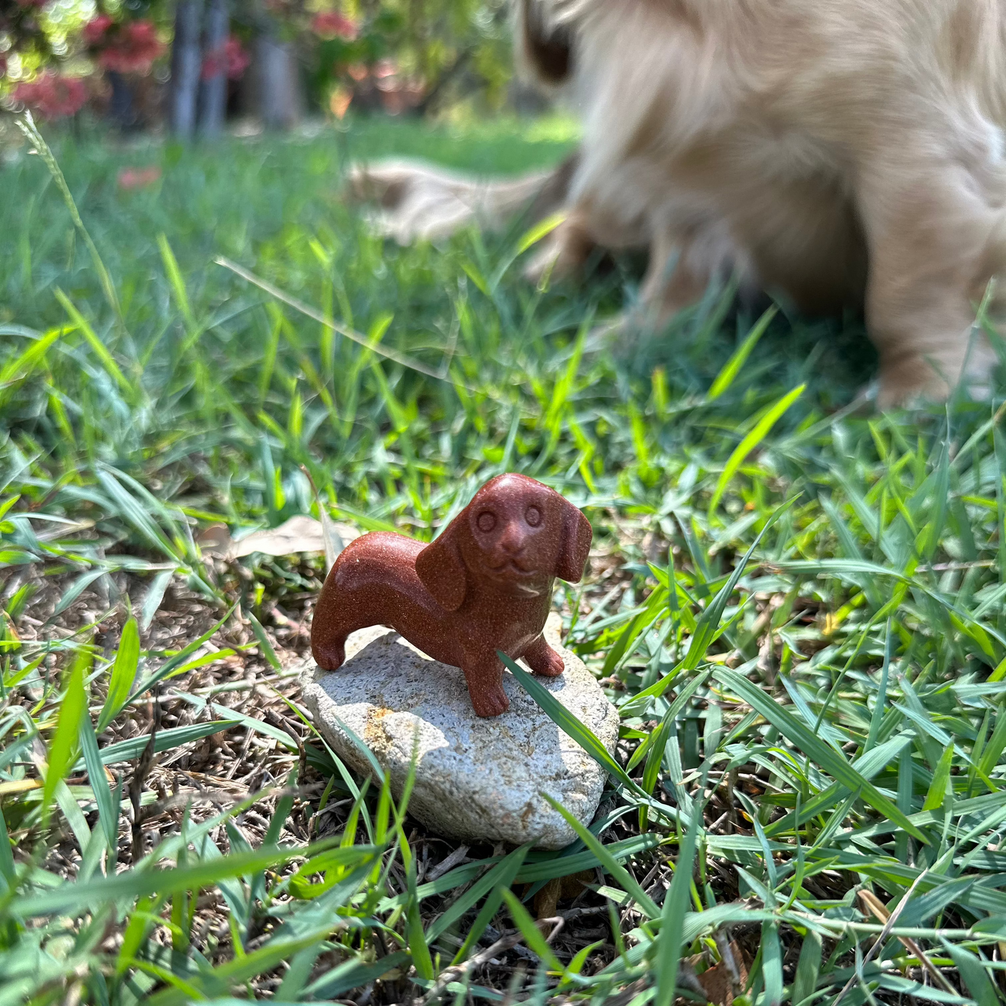 Crystal Dachshund Carvings – Healing Dog Crystal Carvings with Spiritual Purpose