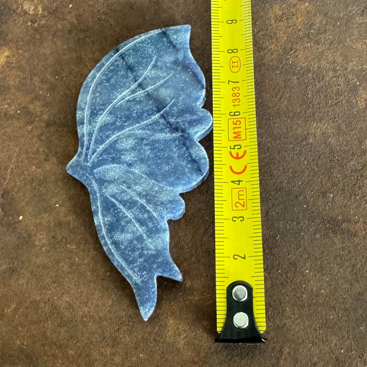 Blue Aventurine Small Wings on Butterfly Stand – Healing, Clarity & Transformation