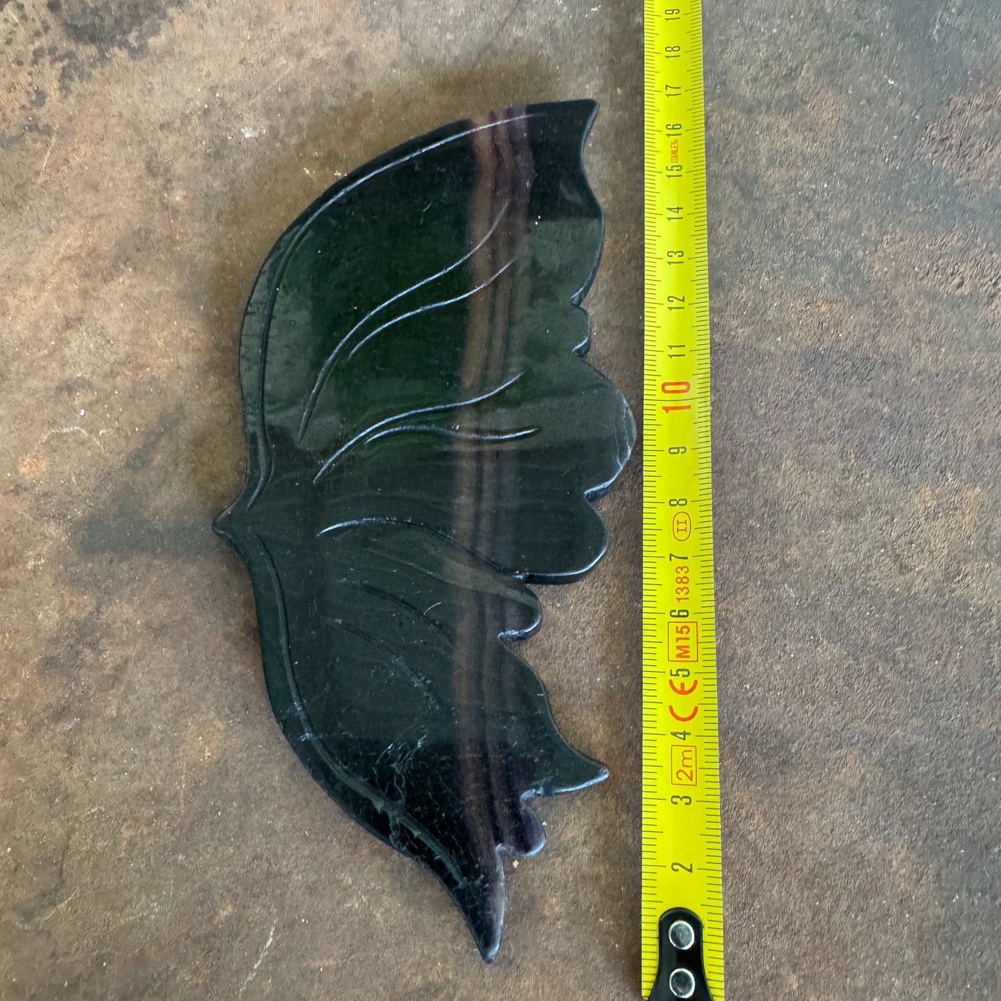 Fluorite Crystal Wings on Butterfly Stand – Spiritual Healing, Clarity & Protection