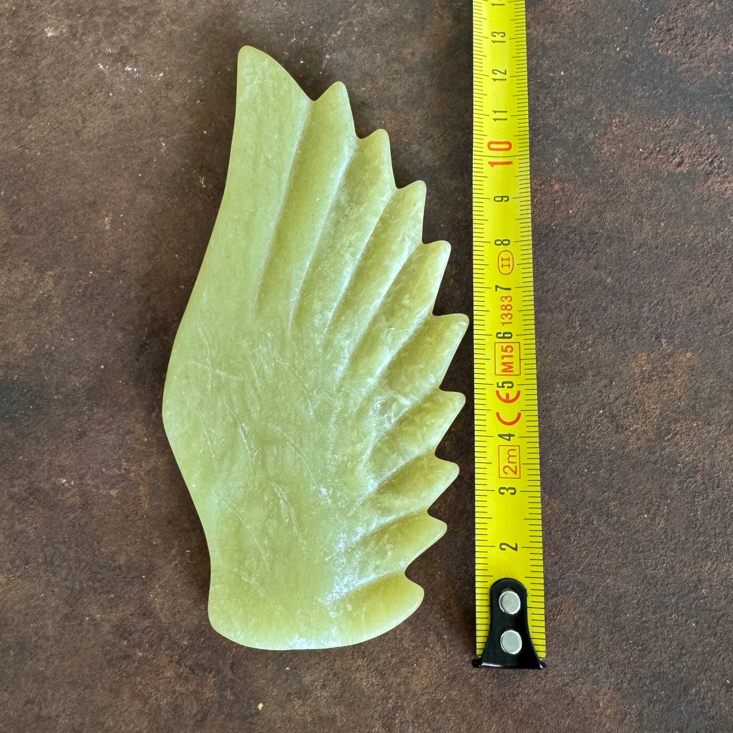 Lemon Quartz Crystal Wings with Unicorn Pegasus Stand - Radiant Crystal Wings for Spiritual Healing, Joy & Abundance