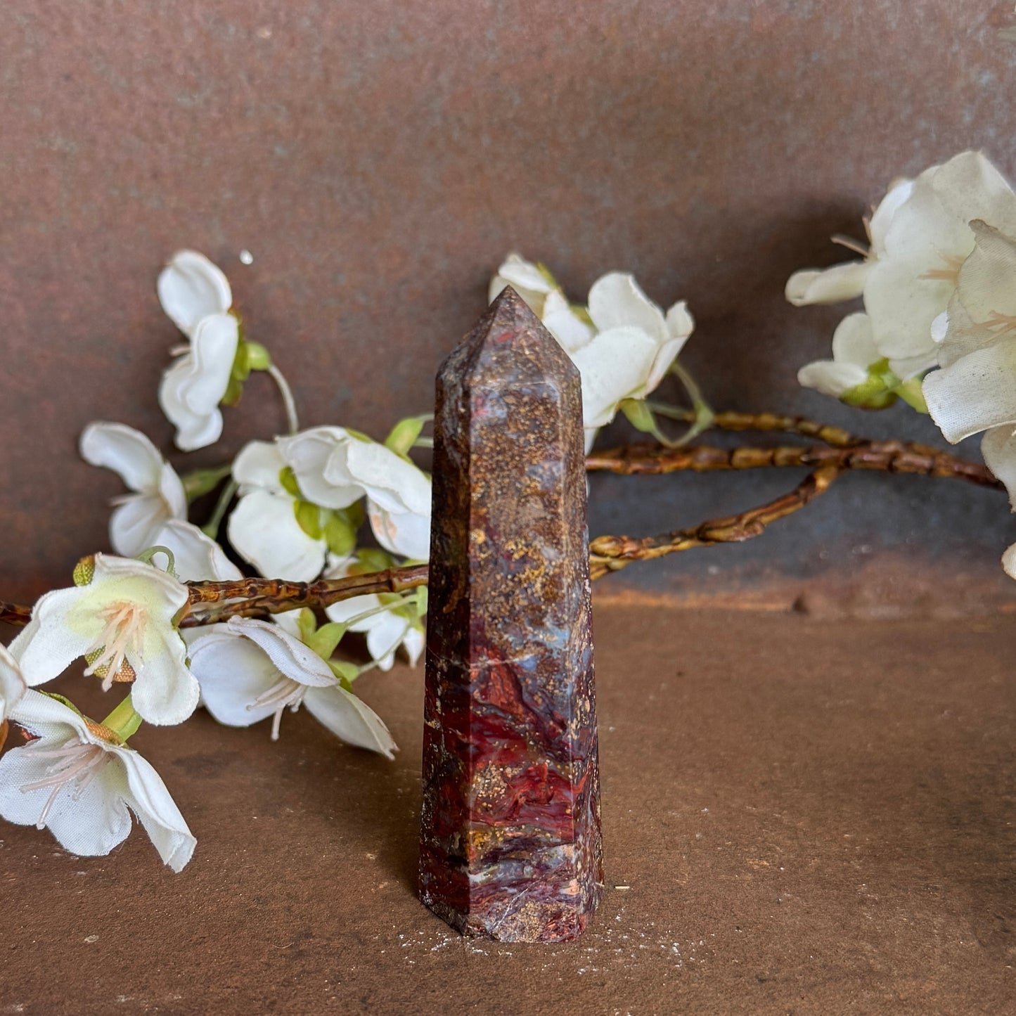 Pietersite Crystal Tower – Spiritual Healing, Intuition & Higher Consciousness