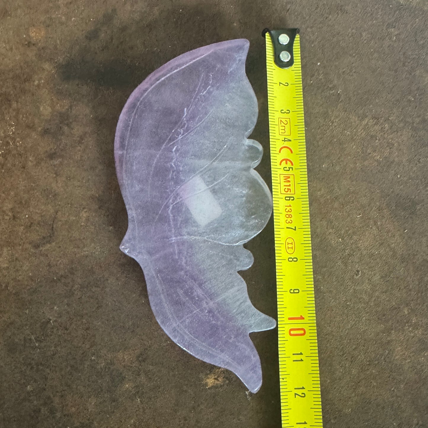 Small Fluorite Crystal Wings on Butterfly Stand – Spiritual Healing, Transformation & Energy Balance