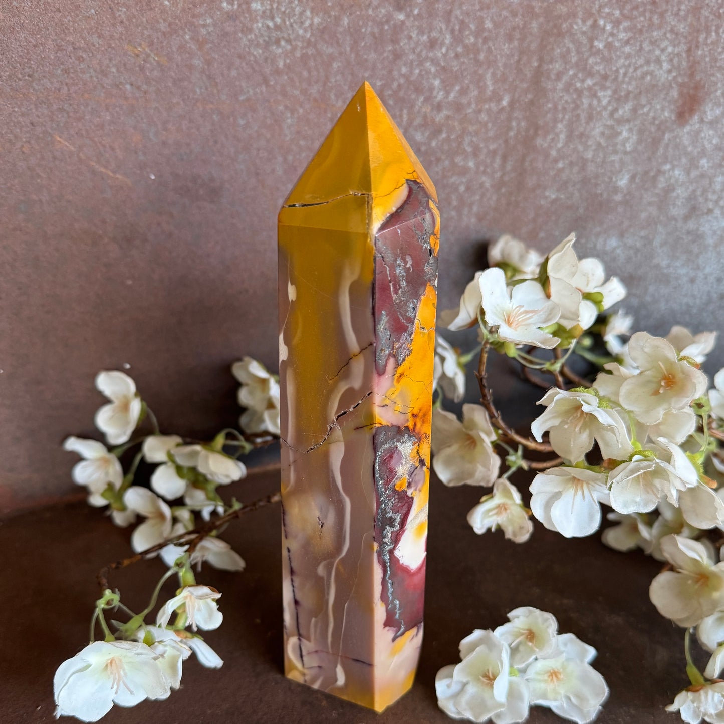 Mookaite Crystal Tower – Grounding, Vitality & Spiritual Transformation