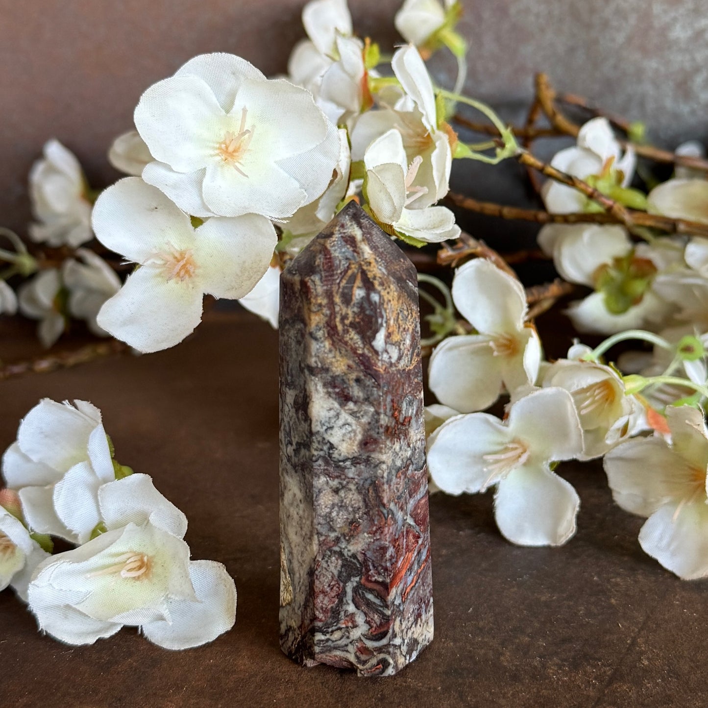 Pietersite Crystal Tower – Spiritual Healing, Intuition & Higher Consciousness
