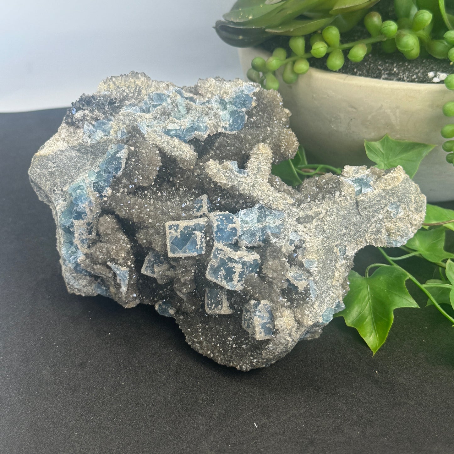 Fluorite and Sphalerite Specimen – Clarity & Grounding Energy