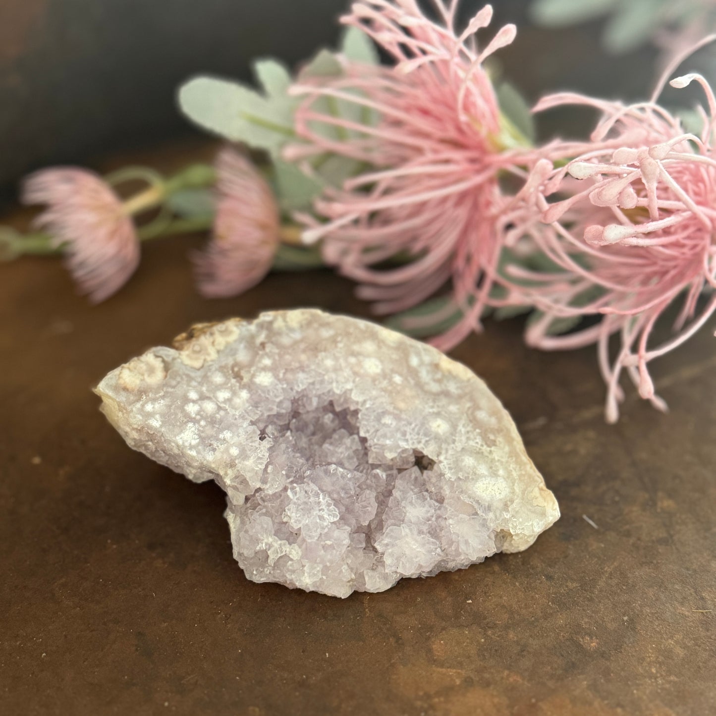 Pink Amethyst Slice