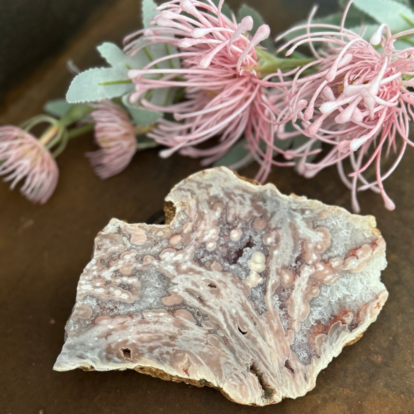 Pink Amethyst Slice