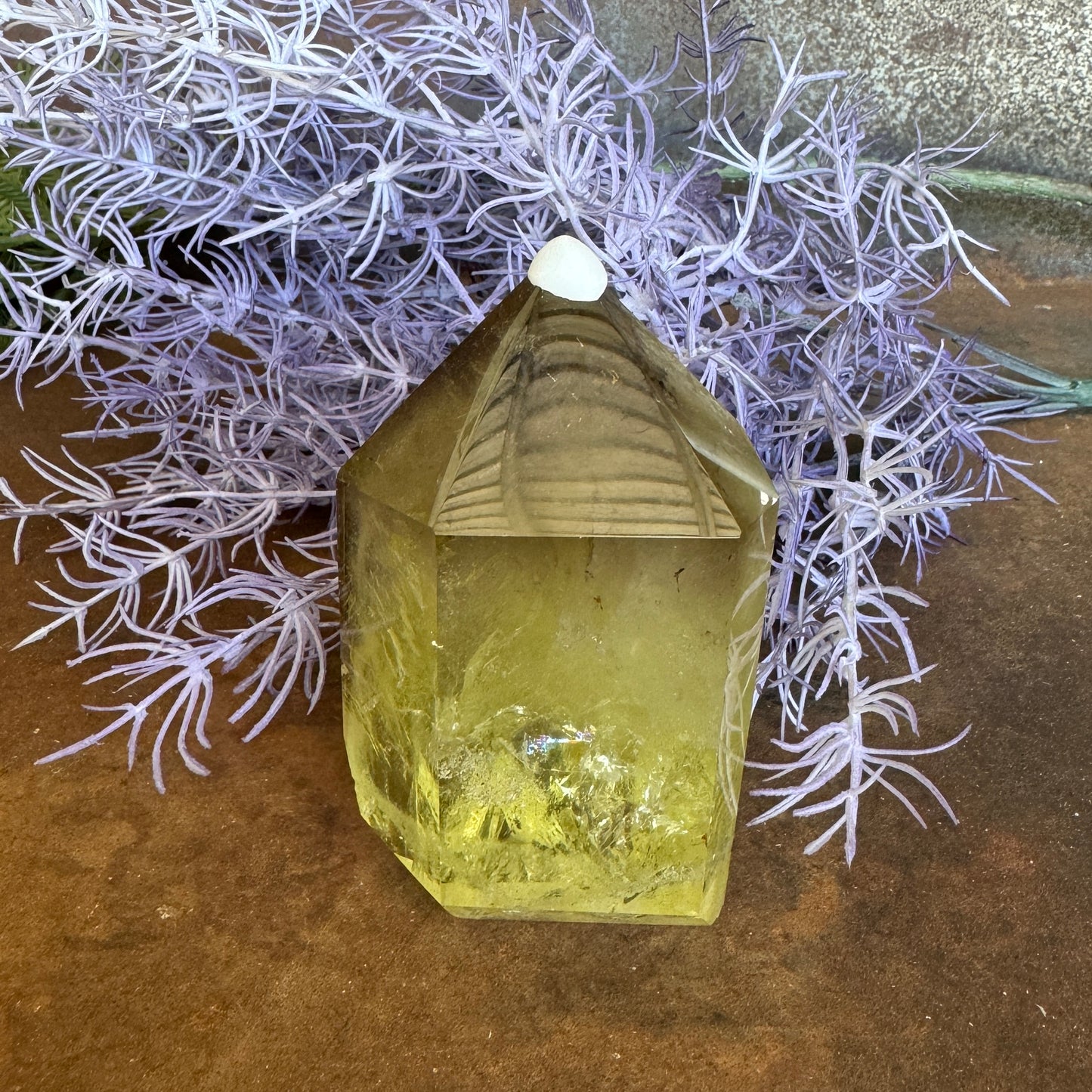 Smokey Citrine Tower – Abundance, Protection & Spiritual Grounding