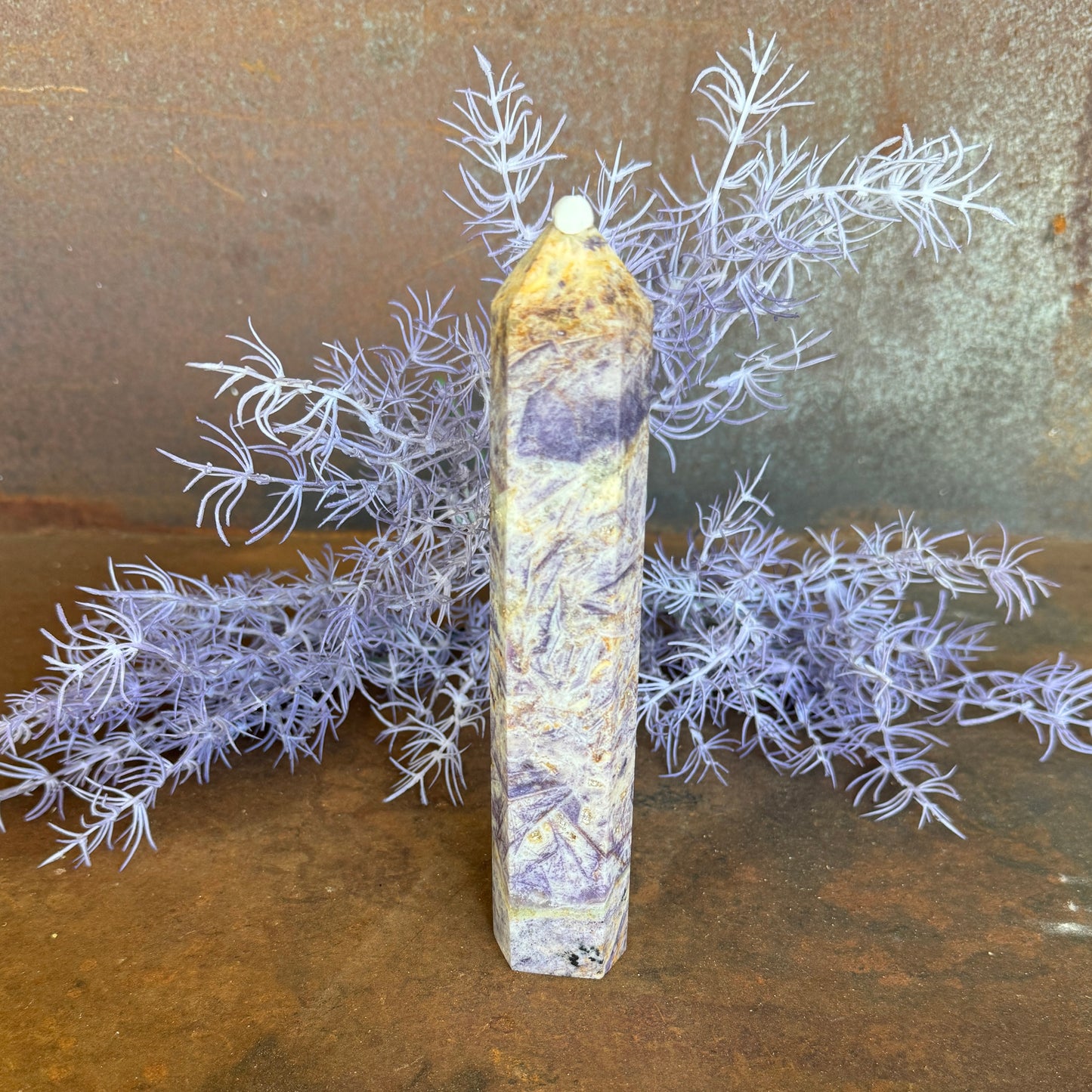 Tiffany Stone Tower – Clarity, Emotional Healing, & Spiritual Growth