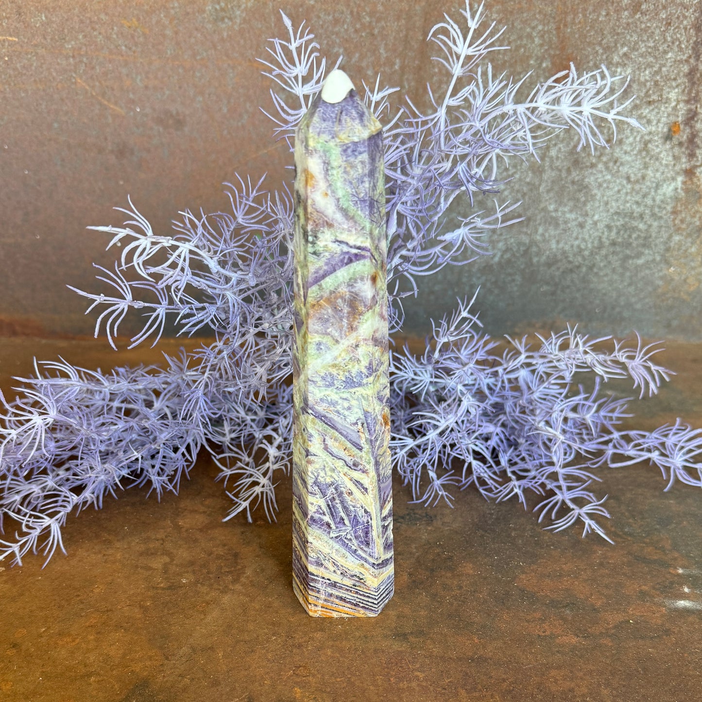 Tiffany Stone Tower – Clarity, Emotional Healing, & Spiritual Growth