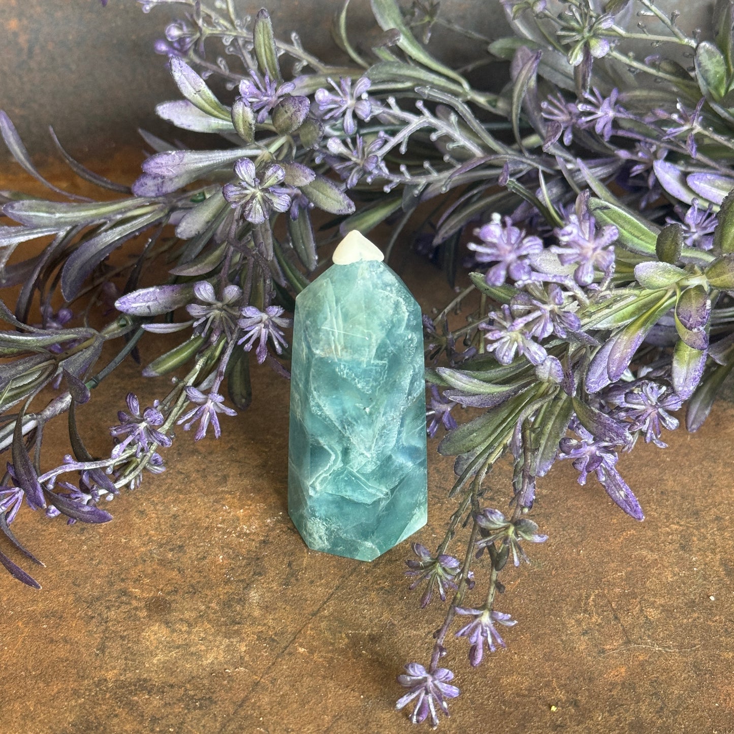 Blue Fluorite Tower – Clarity, Communication & Spiritual Growth