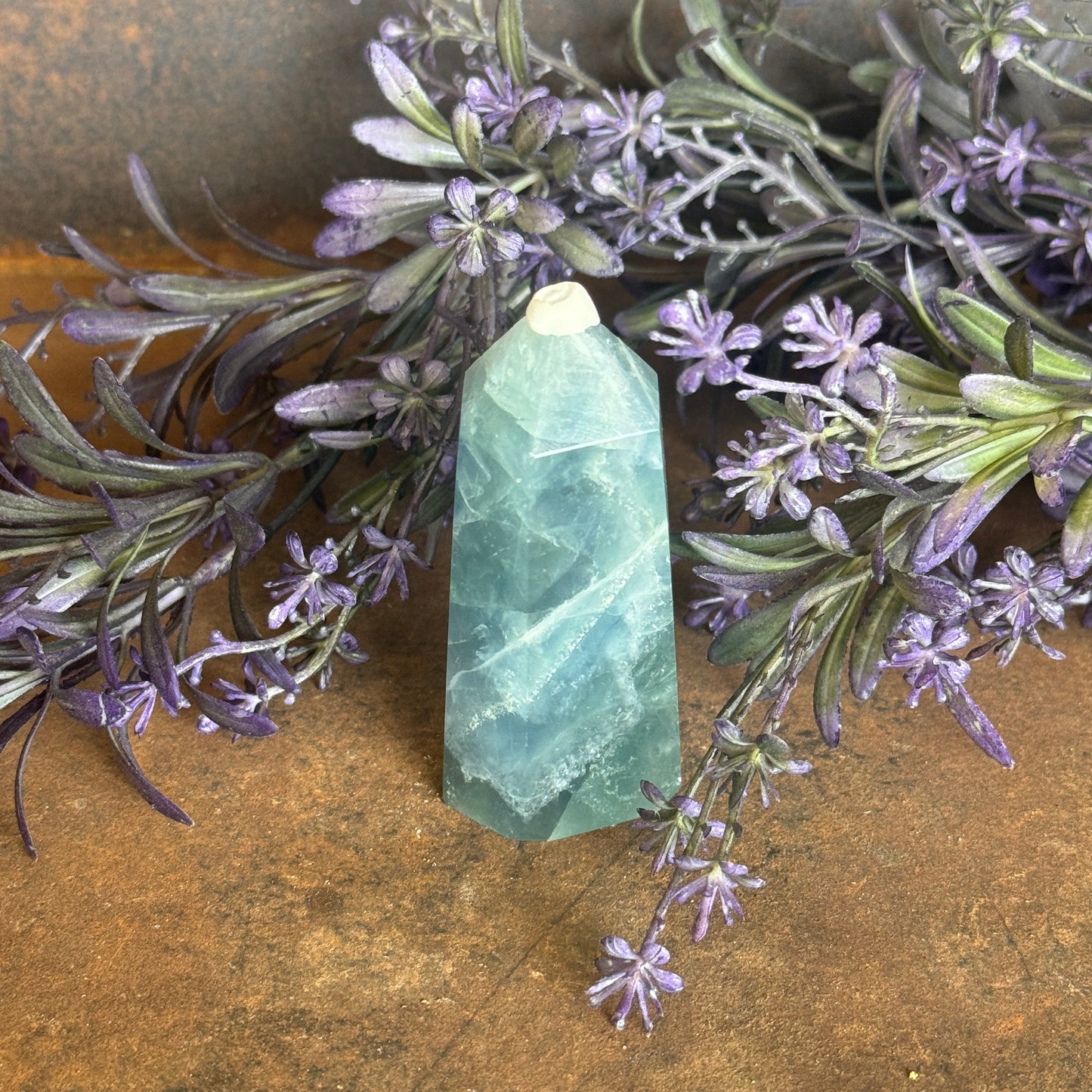 Blue Fluorite Tower – Clarity, Communication & Spiritual Growth