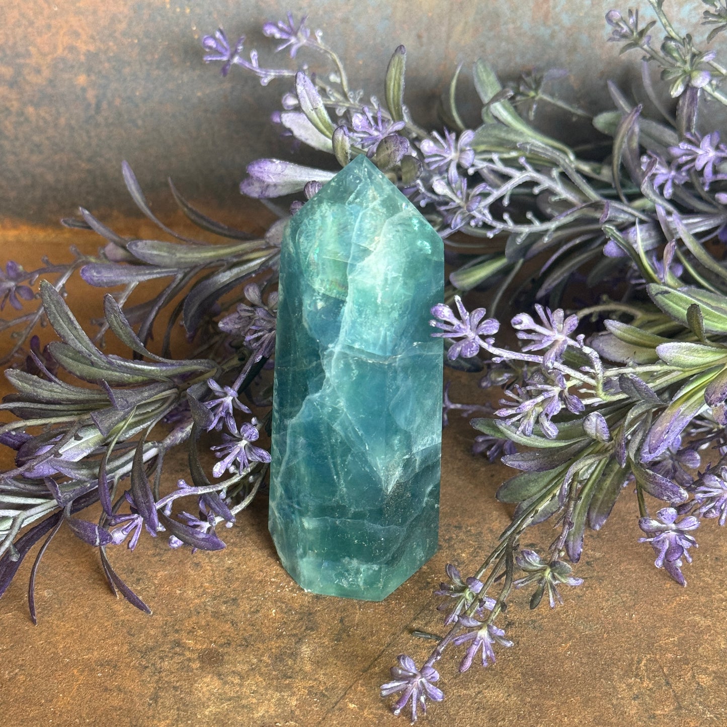 Blue Fluorite Tower – Clarity, Communication & Spiritual Growth