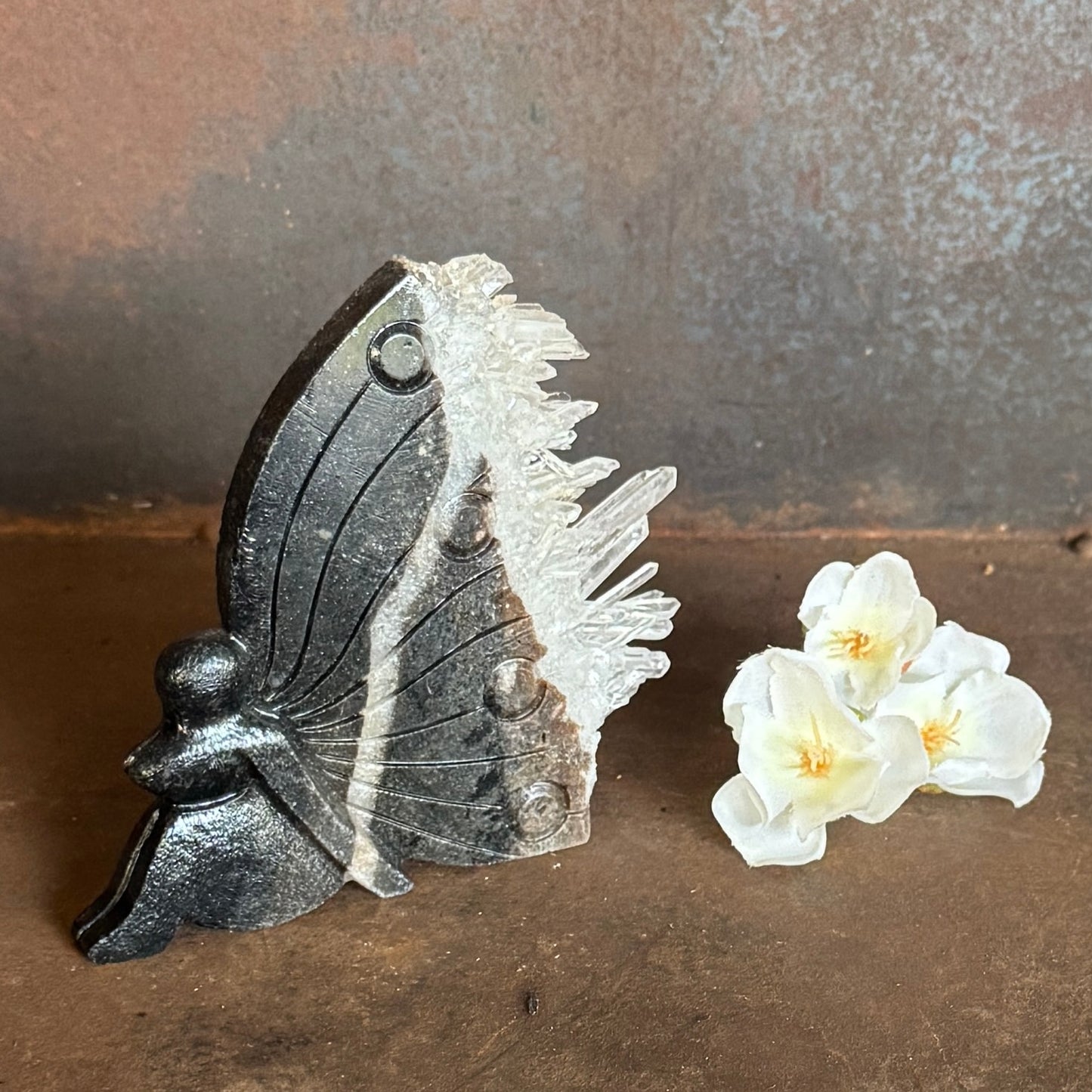 Geode Angel & Mermaid Carvings – One-of-a-Kind Crystal Healing Treasures