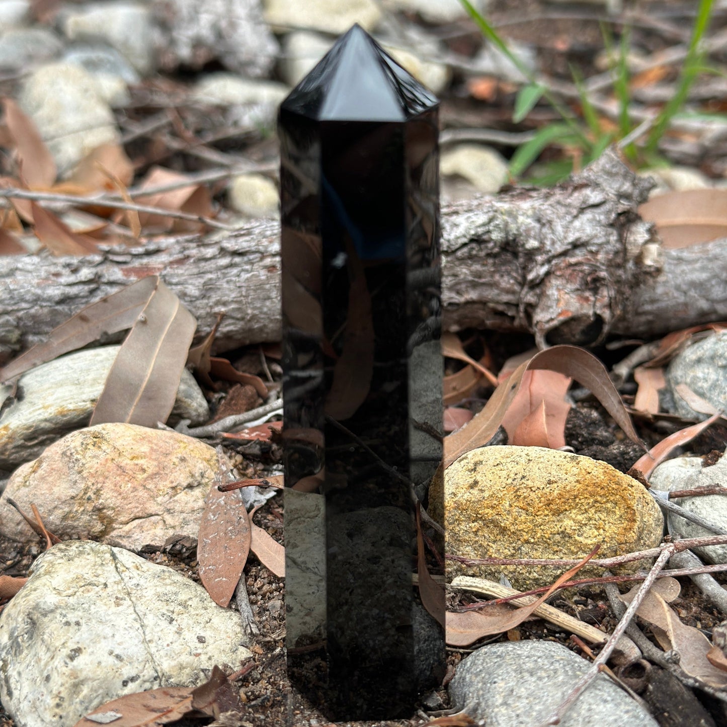 Obsidian Tower – Spiritual Protection & Healing Crystal
