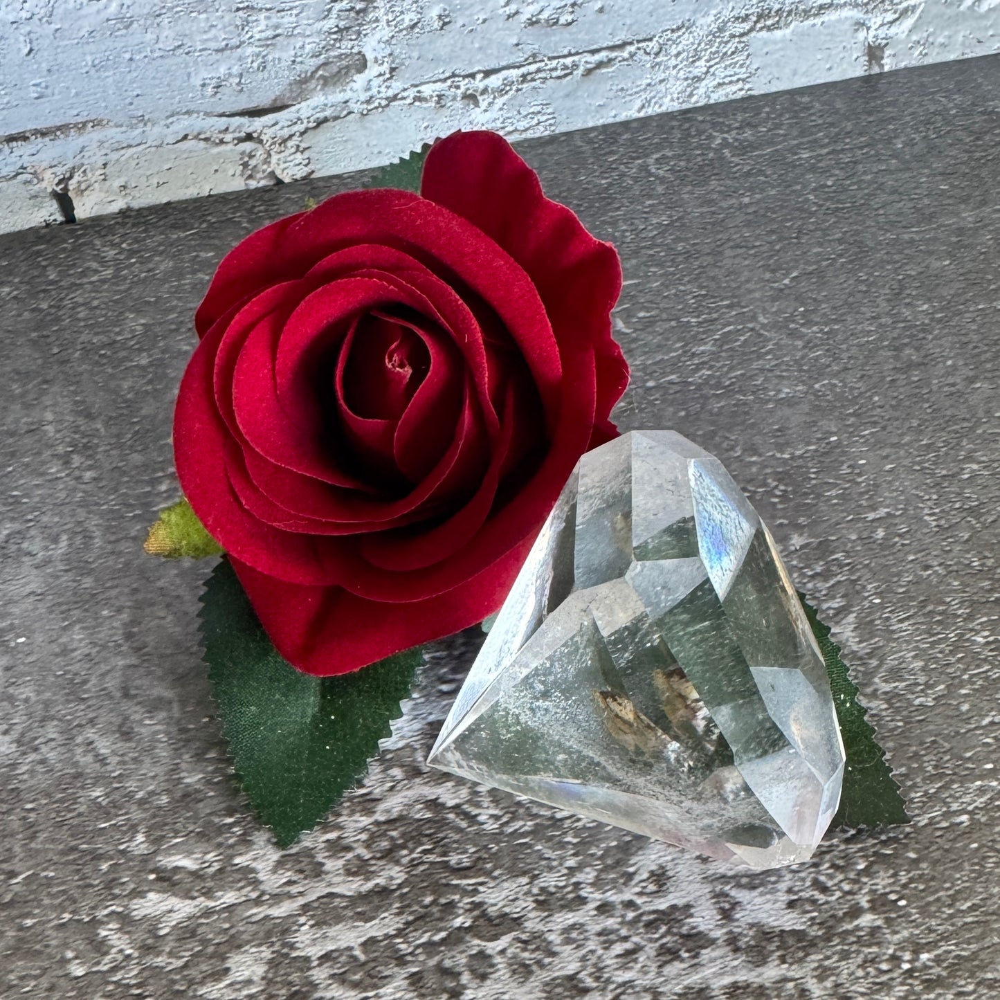 Clear Quartz Diamond Cut Crystal