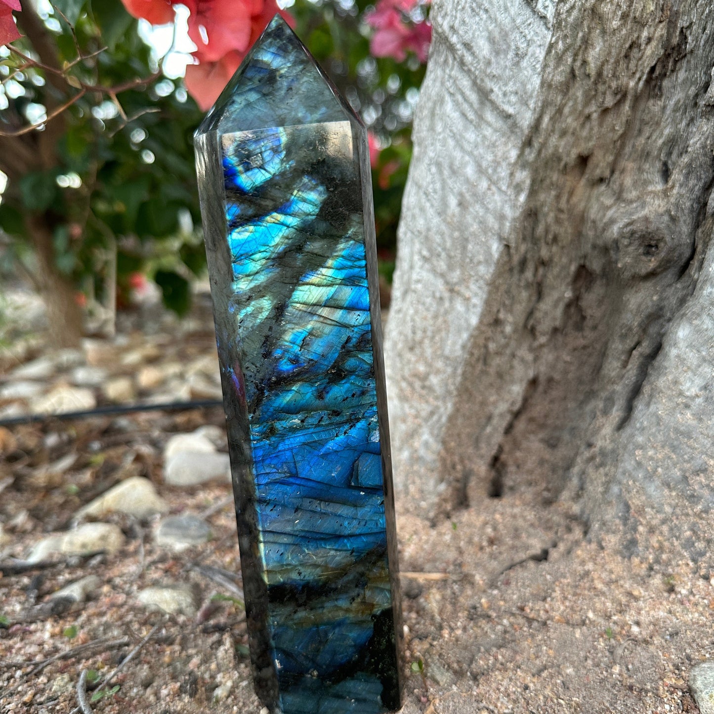 Labradorite Large Tower – Intuition, Protection & Spiritual Growth