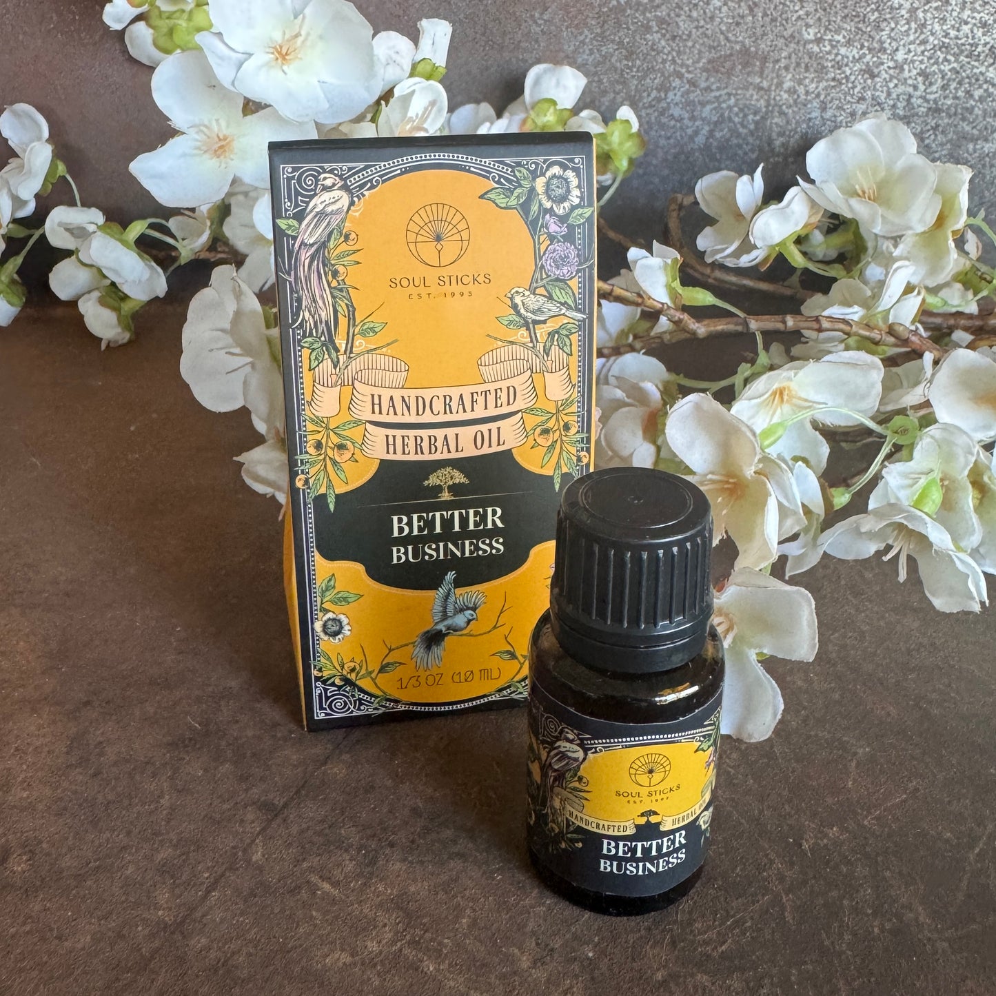 Better Business Herbal Ritual Oil (10ml) – Attract Success, Prosperity & Career Growth