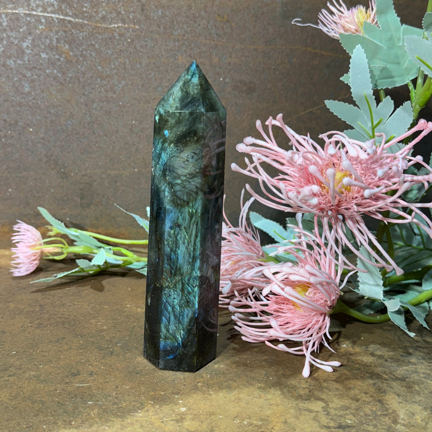 Labradorite Large Tower – Intuition, Protection & Spiritual Growth