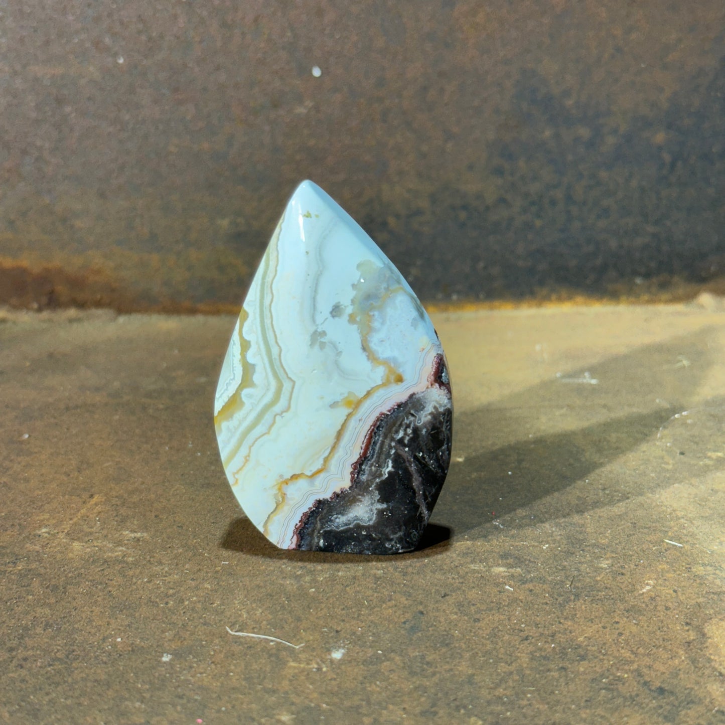 Mexican Lace Agate Free Shape – Stability and Serenity