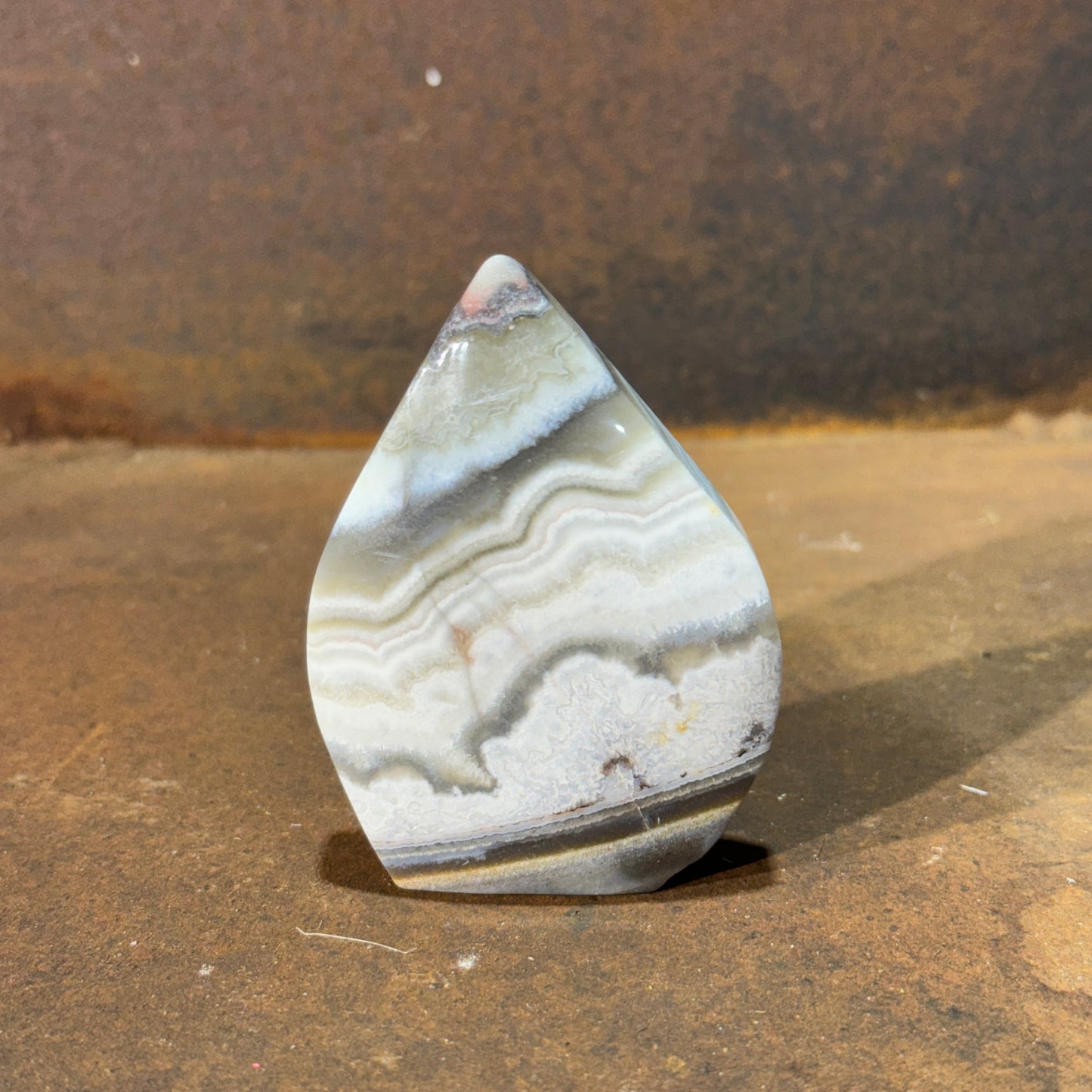 Mexican Lace Agate Free Shape – Stability and Serenity