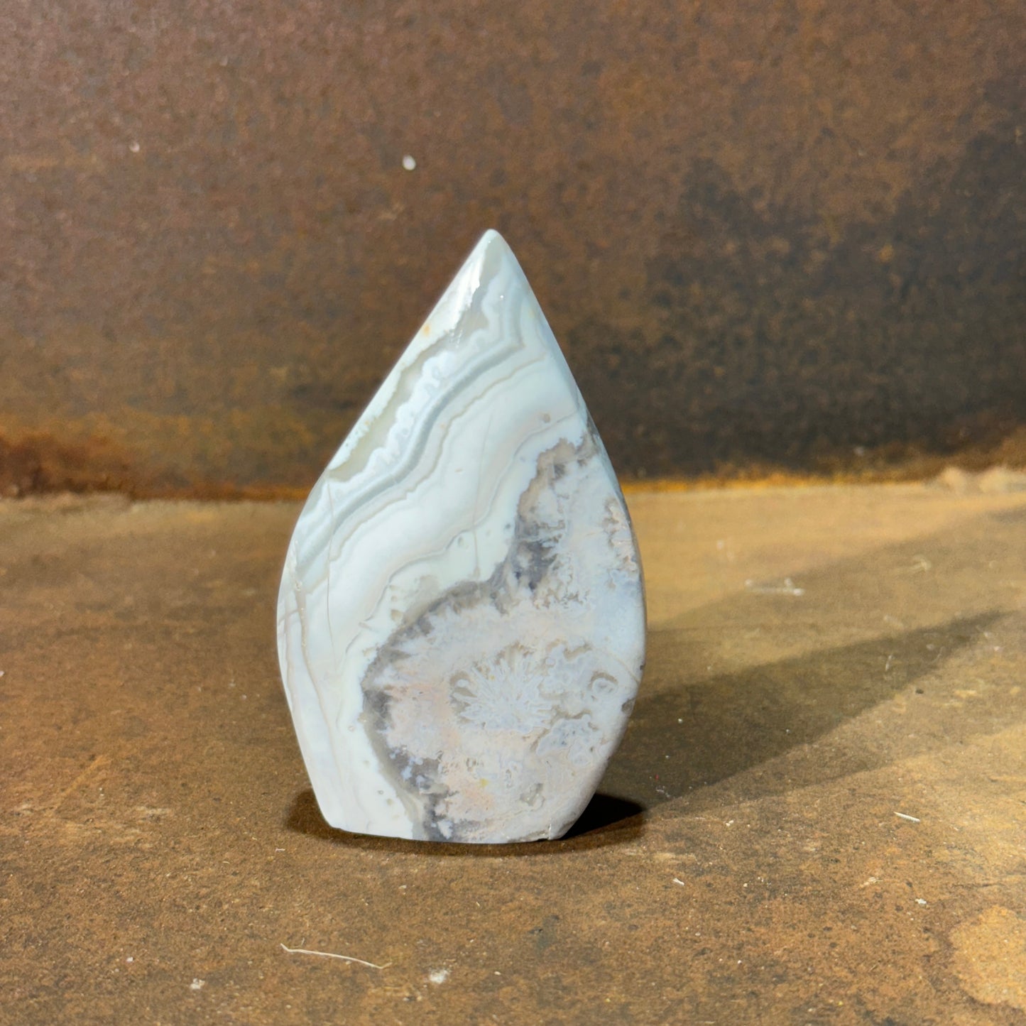 Mexican Lace Agate Free Shape – Stability and Serenity