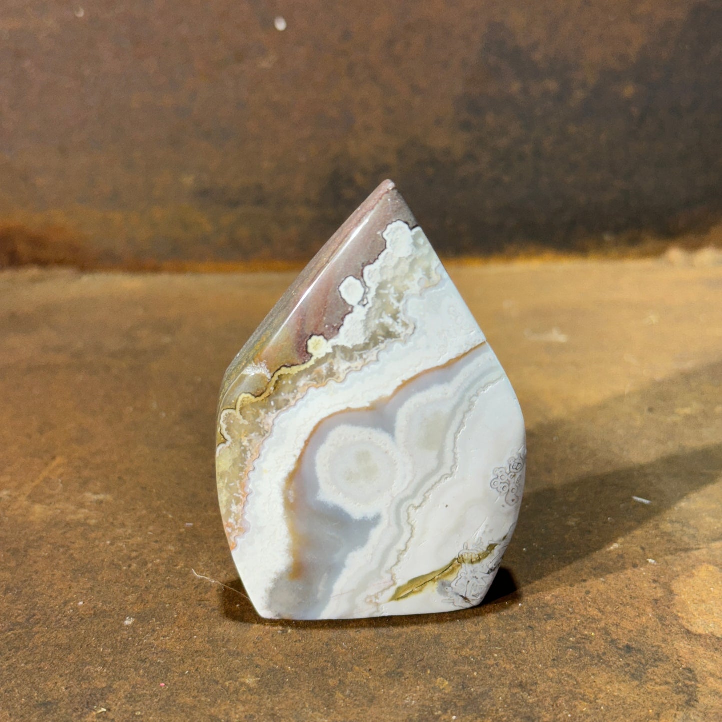 Mexican Lace Agate Free Shape – Stability and Serenity