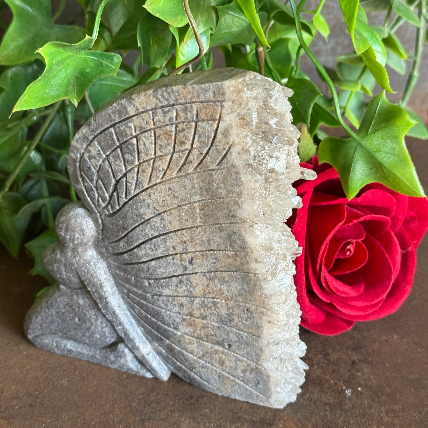 Geode Angel & Mermaid Carvings – One-of-a-Kind Crystal Healing Treasures