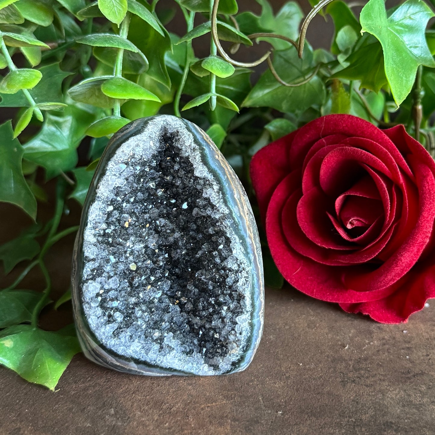 Black Amethyst Geodes – Protection, Spiritual Healing & Divine Energy