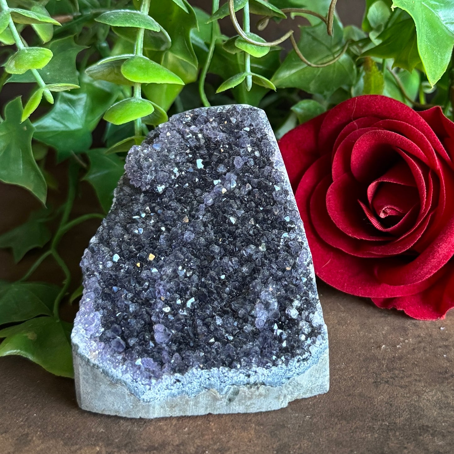 Black Amethyst Geodes – Protection, Spiritual Healing & Divine Energy