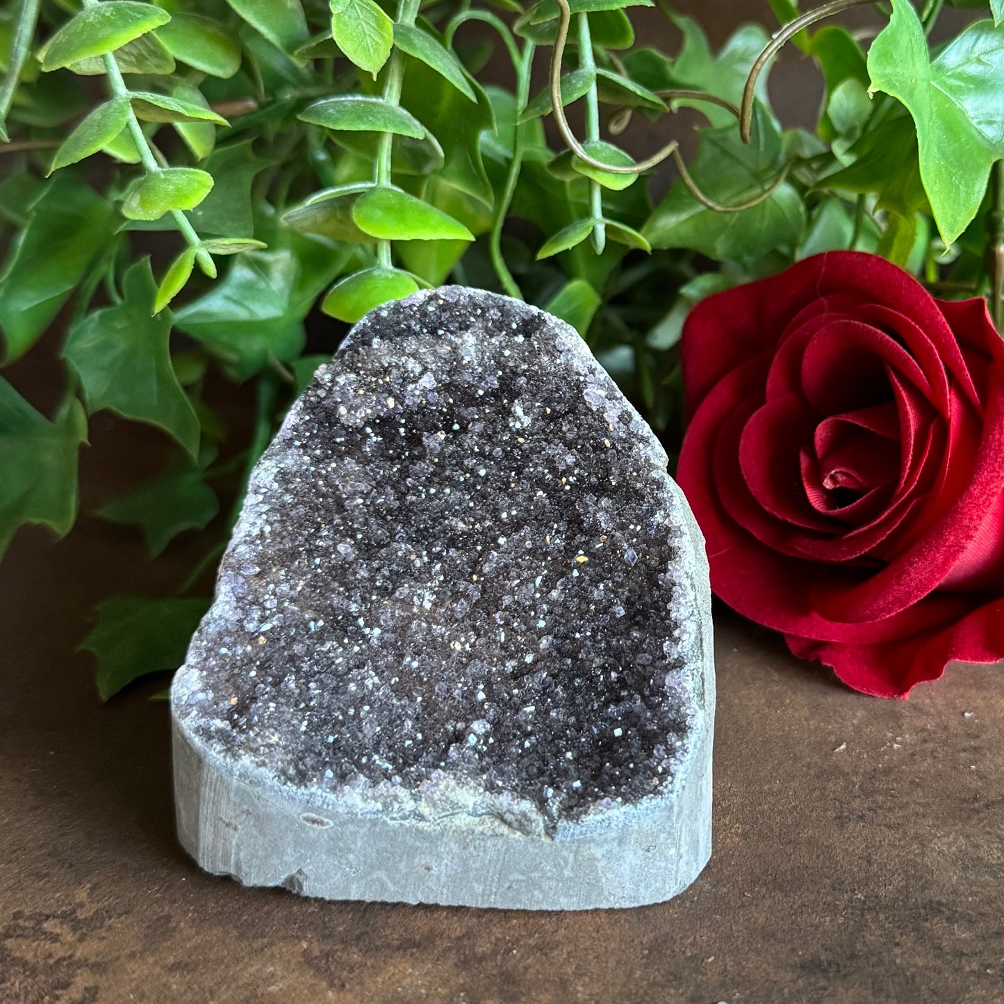 Black Amethyst Geodes – Protection, Spiritual Healing & Divine Energy