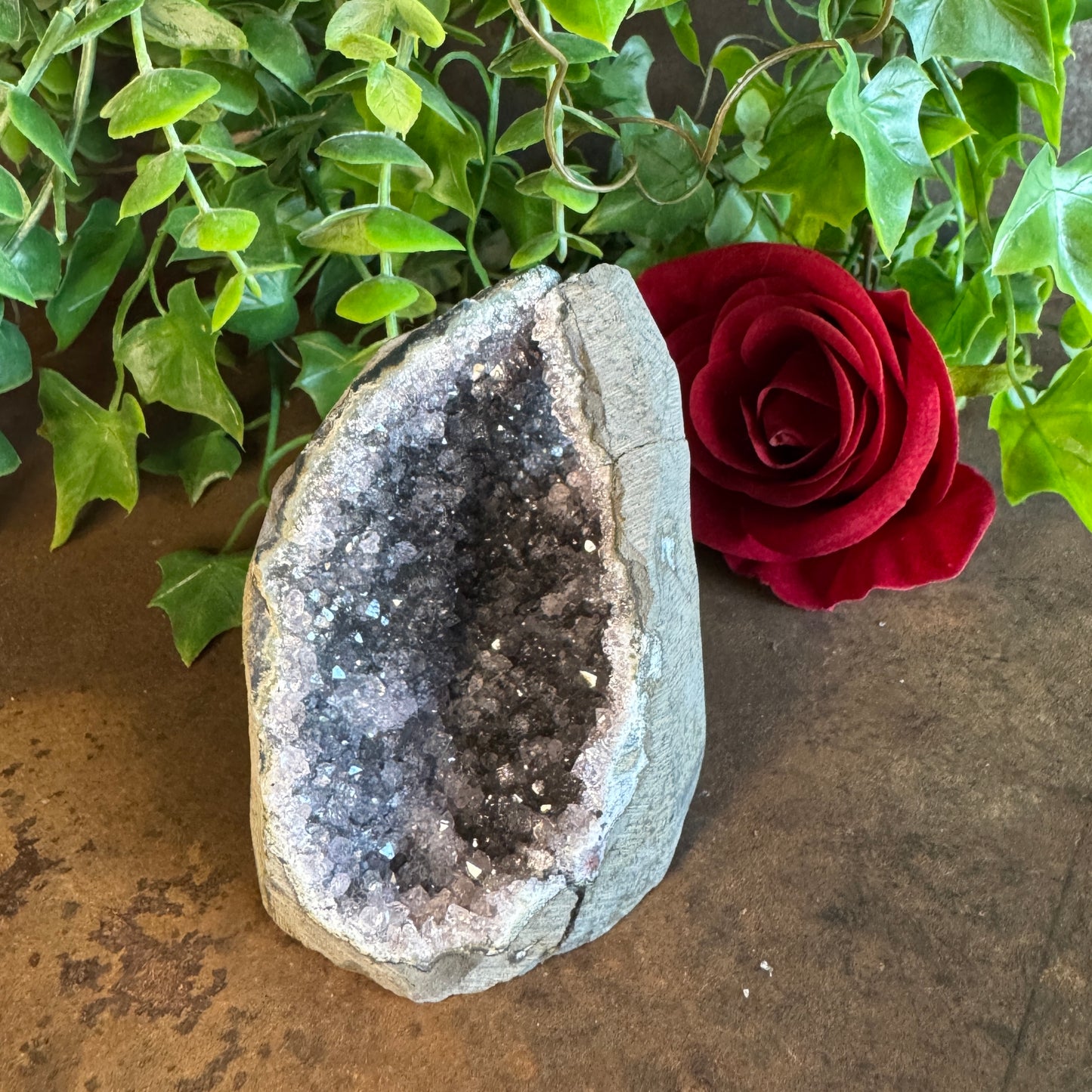 Black Amethyst Geodes – Protection, Spiritual Healing & Divine Energy