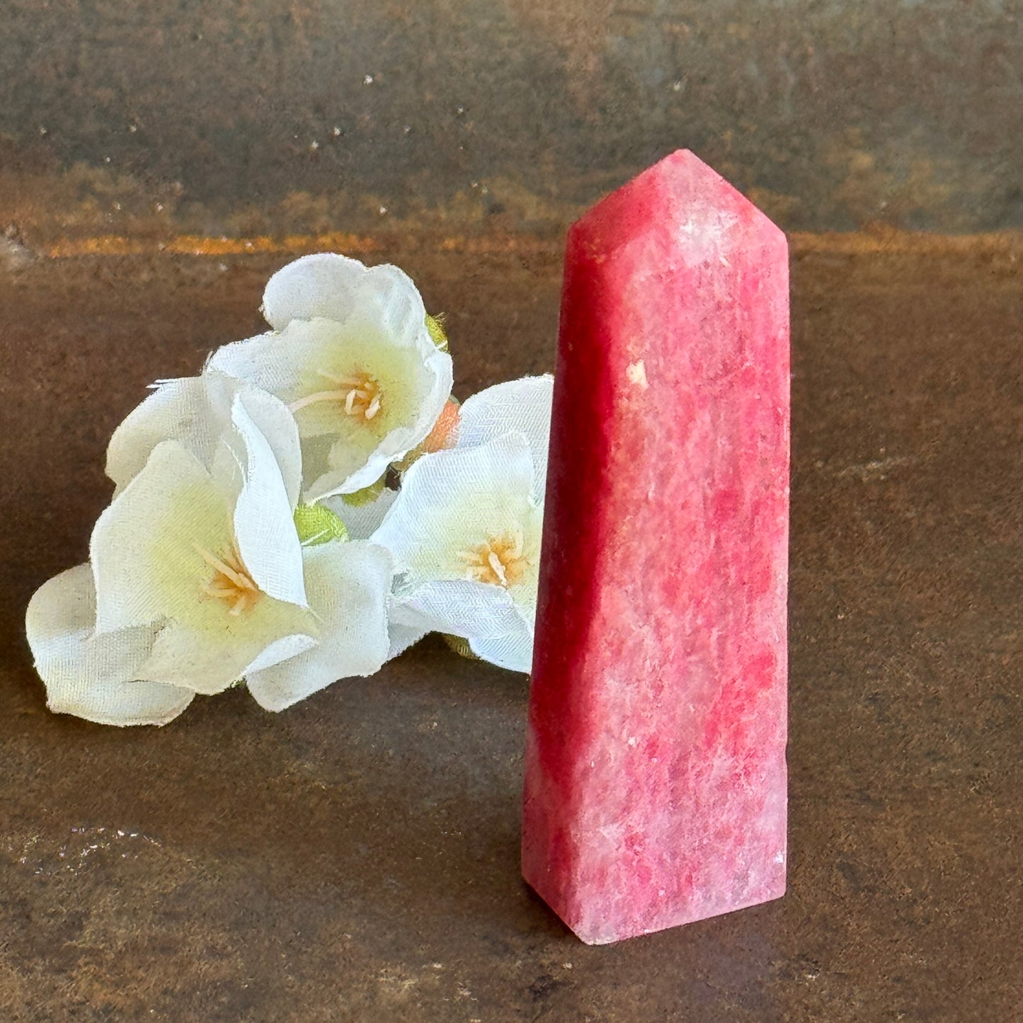 Cherry Blossom Rain Towers – Crystal of Renewal, Inner Peace & Spiritual Healing