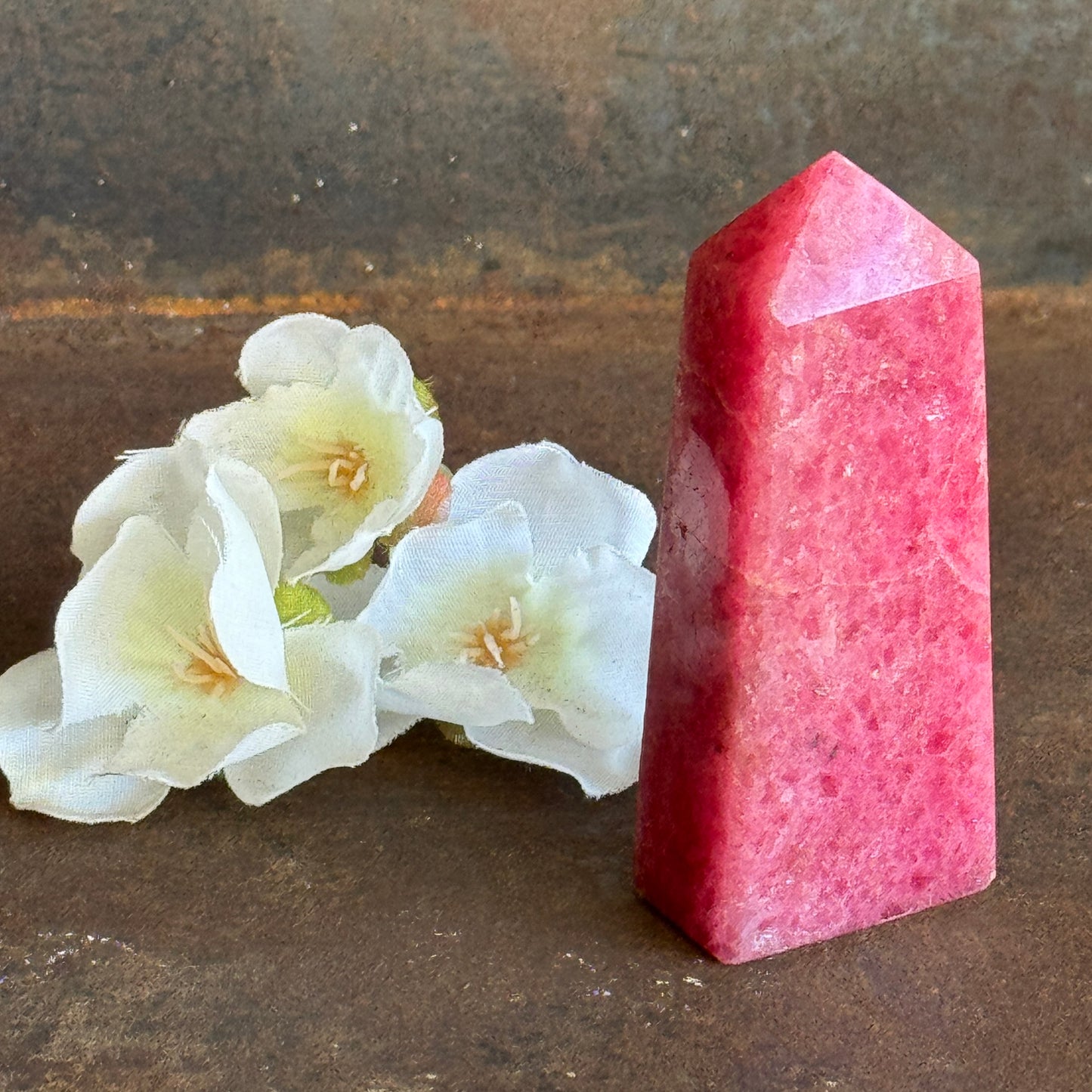 Cherry Blossom Rain Towers – Crystal of Renewal, Inner Peace & Spiritual Healing