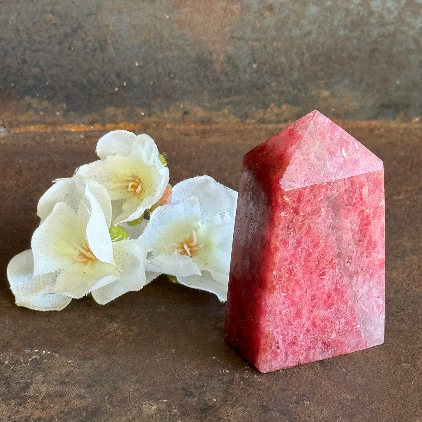Cherry Blossom Rain Towers – Crystal of Renewal, Inner Peace & Spiritual Healing
