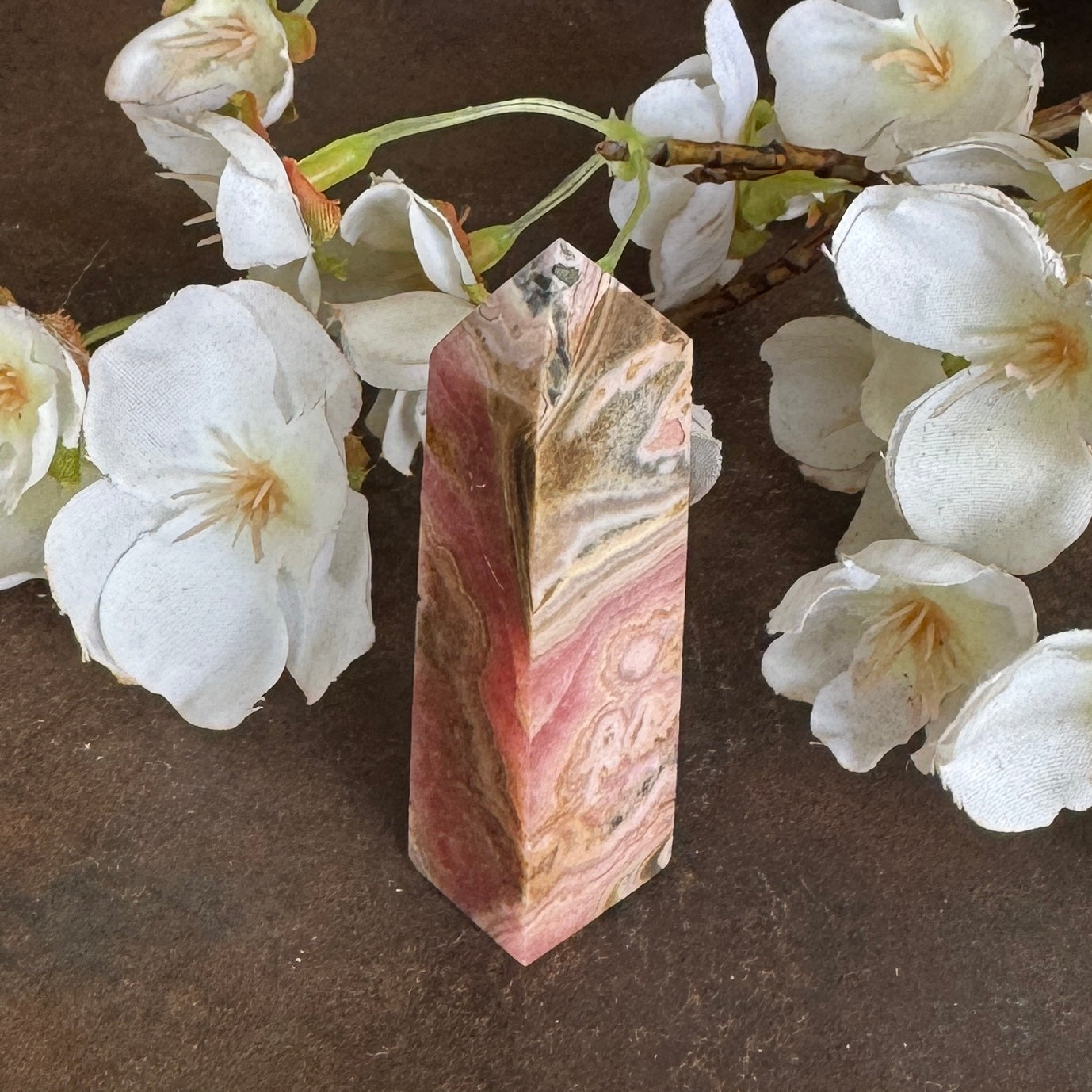 Rhodochrosite Towers AAA – Love, Emotional Healing & Inner Peace