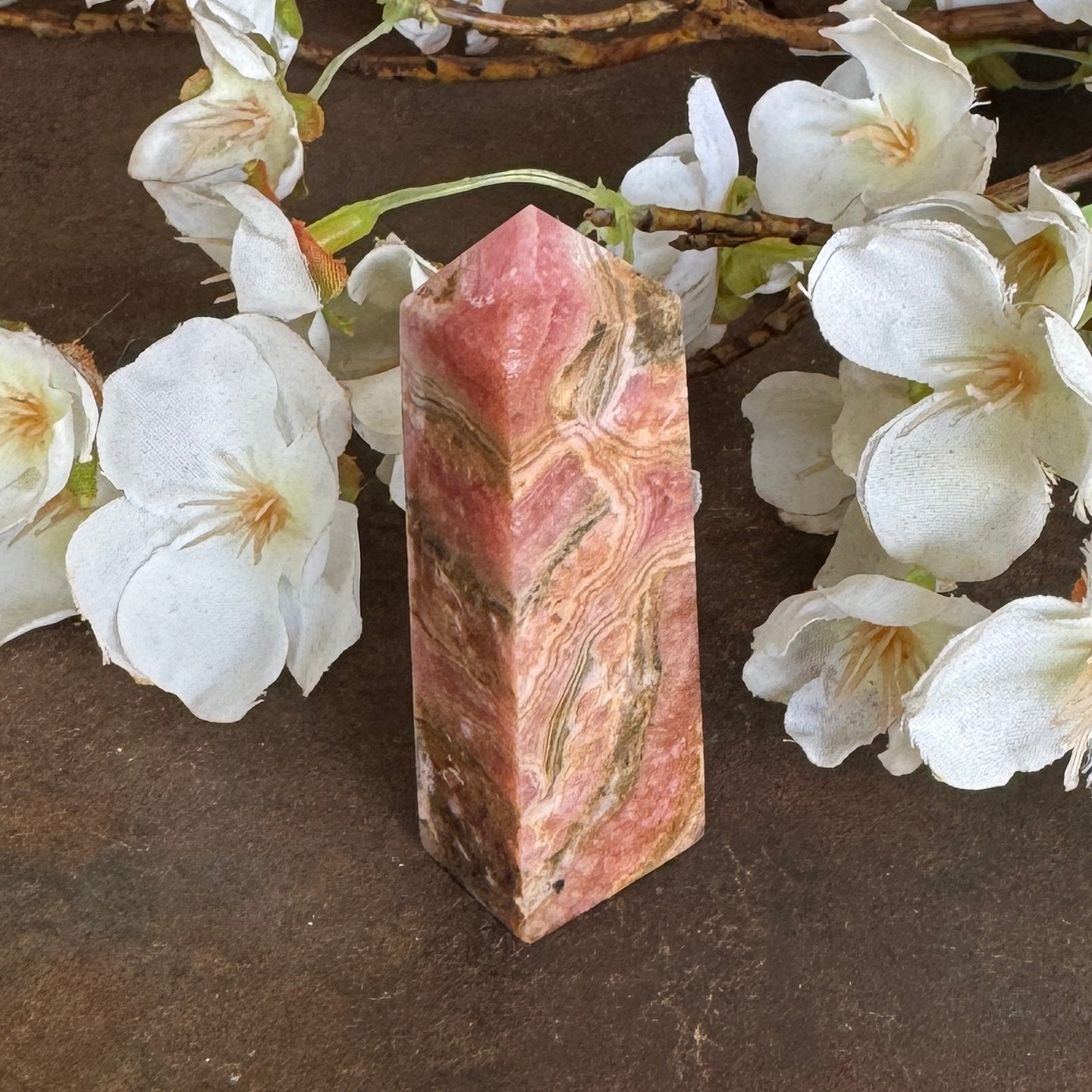Rhodochrosite Towers AAA – Love, Emotional Healing & Inner Peace
