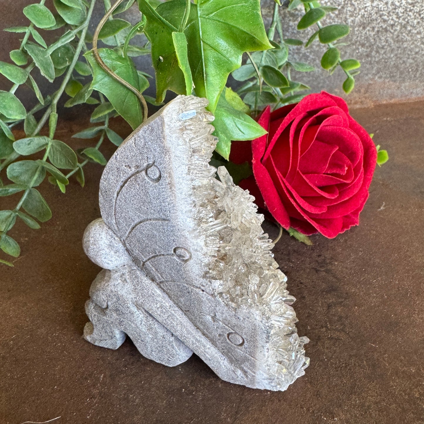 Geode Angel & Mermaid Carvings – One-of-a-Kind Crystal Healing Treasures