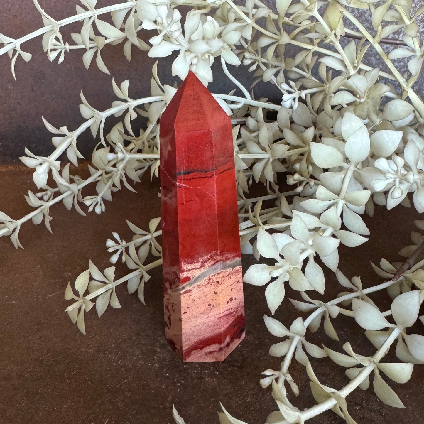 Red Jasper Towers – Grounding, Courage & Spiritual Healing