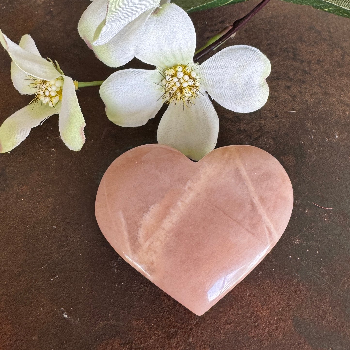 Sunstone Crystal Hearts – Joy, Confidence & Emotional Balance