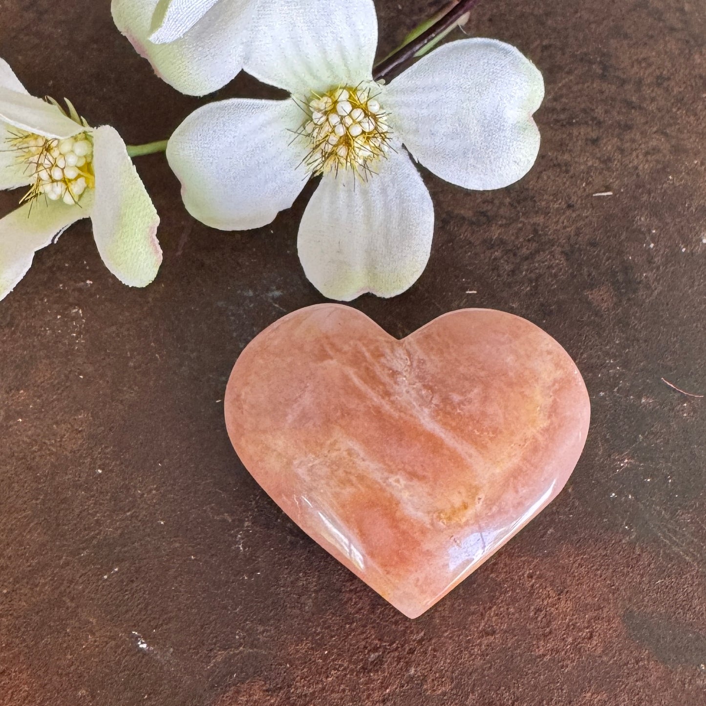 Sunstone Crystal Hearts – Joy, Confidence & Emotional Balance