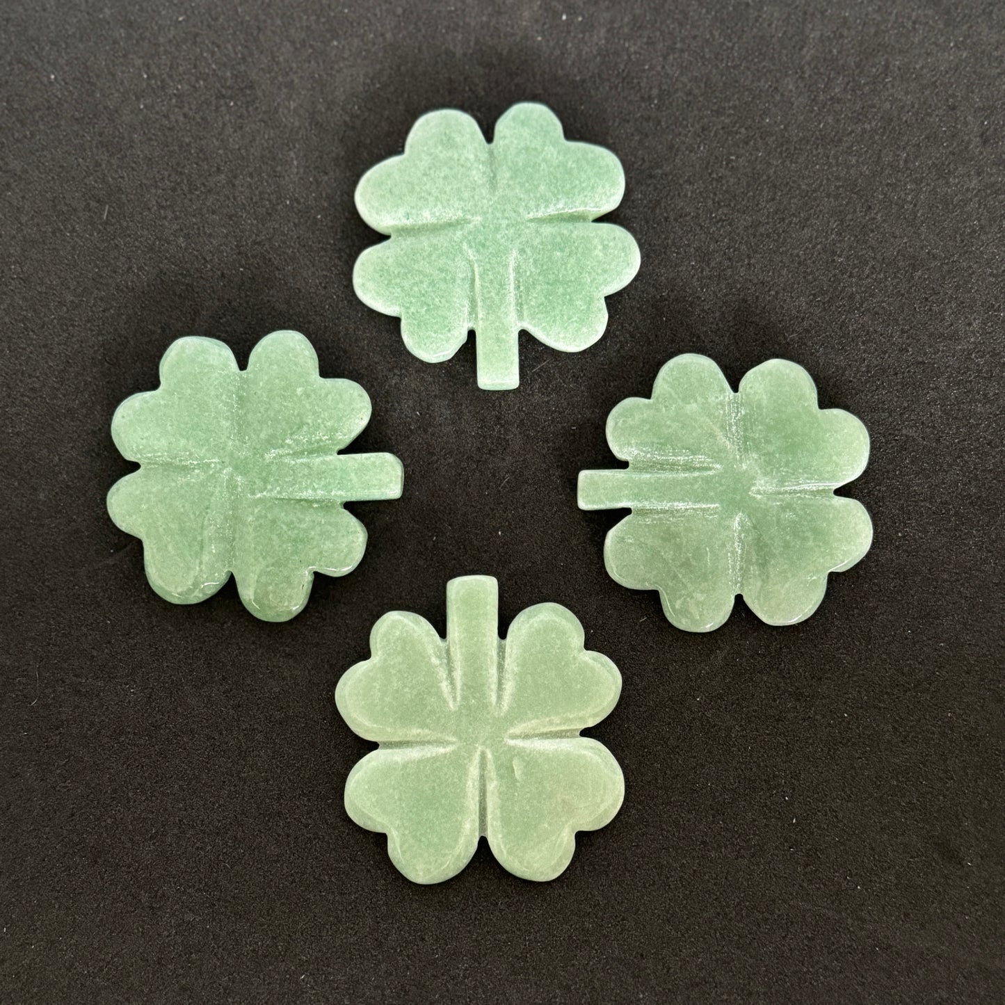 Green Aventurine Lucky Four Leaf Clover – Crystal for Abundance, Prosperity & Success