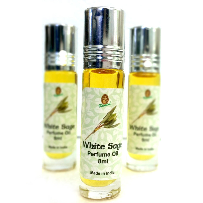 Kamini Perfume Oil WHITE SAGE 8ml