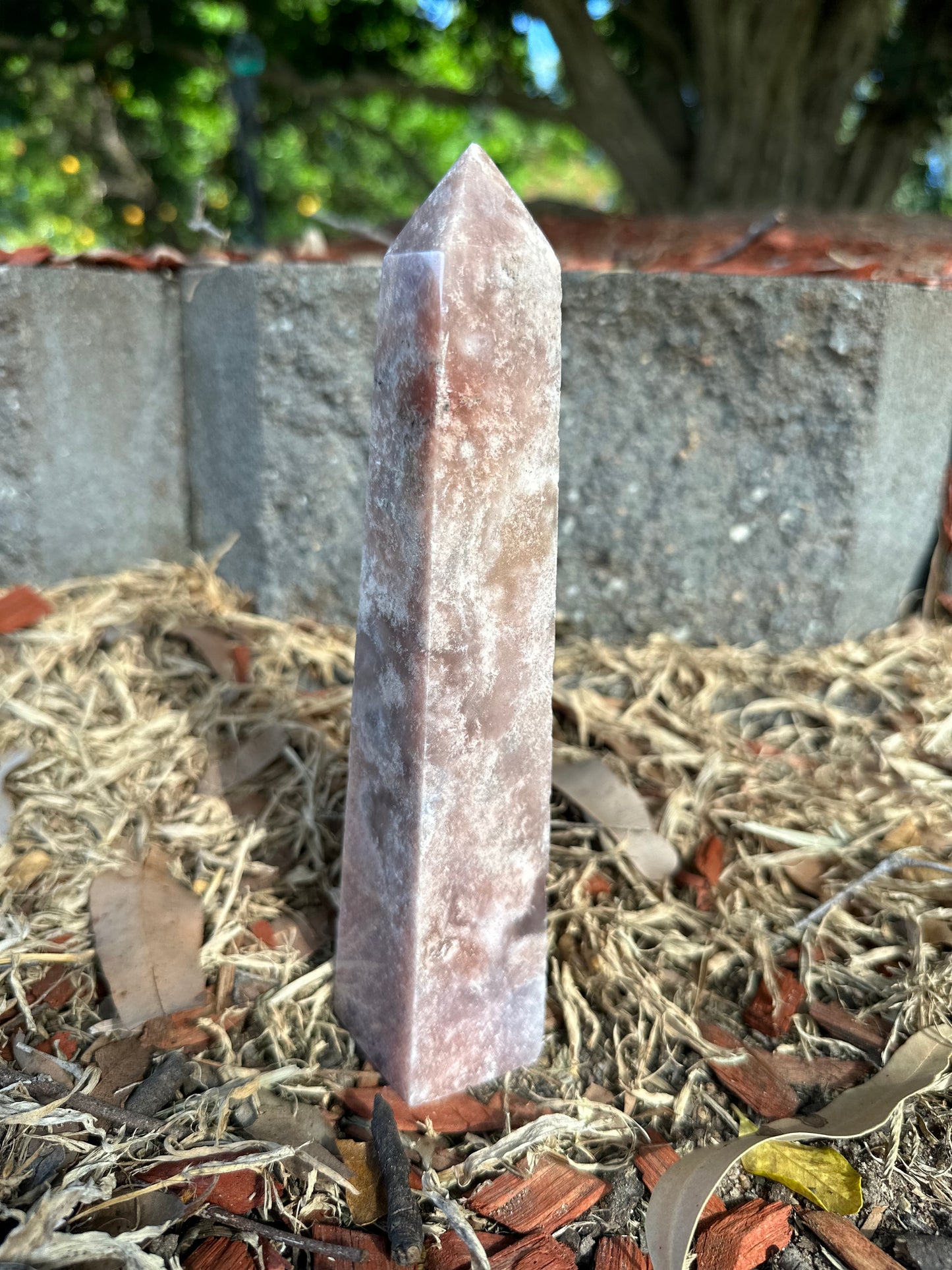 Pink Amethyst Obelisk Crystal