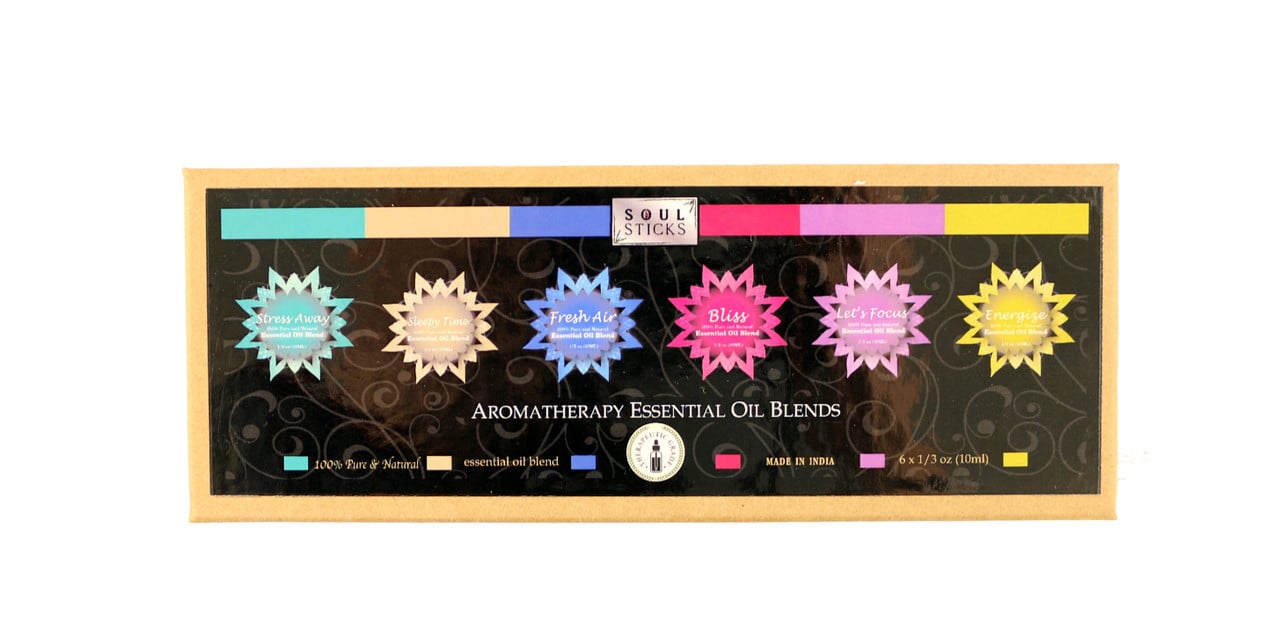 Soul Sticks Essential Oil Blends Set (6) – Aromatherapy for Mood & Balance