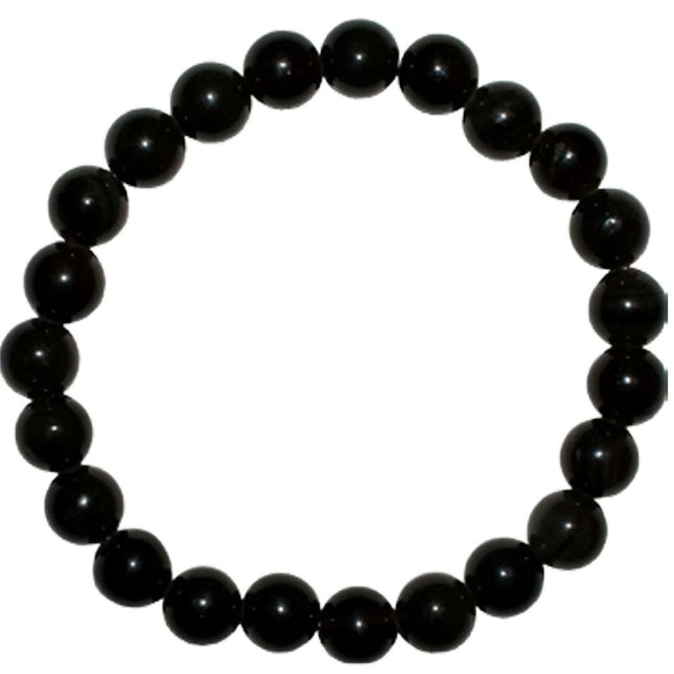 Black Obsidian Bracelet 8mm – Protection • Grounding • Clarity
